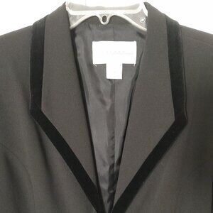Black Velvet Trim Jacket